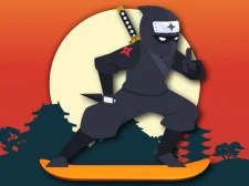 Lava și skateboard ninja