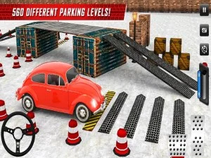 SUV Classic Parking Conducând Real Conducere