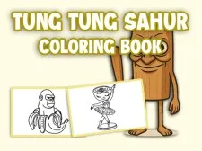 Cartea de colorat Tung Tung Sahur